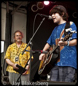 David Gans and Henry Sidle at Gathering of the Vibes, 2011 ©Jay Blakesberg