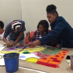 working on panel