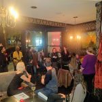 Sandy Sohcot and Hilary Sohcot speak to audience at Beyond Social