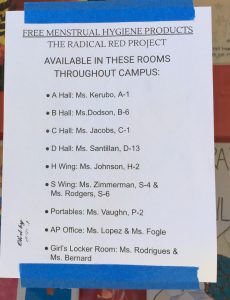 flyer for Radical Red project