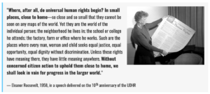 Thumbnail of our Bringing the Meaning of the UDHR Close to Home resource 