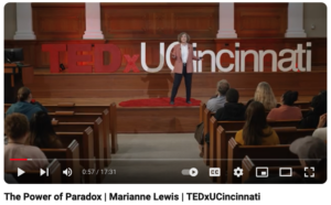 Screenshot of TED Talk speaker 