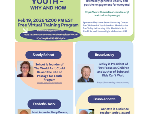 Feb 19 Rite of Passage Training – Register NOW