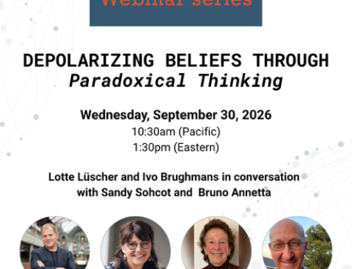 Depolarizing Beliefs Through Paradoxical Thinking